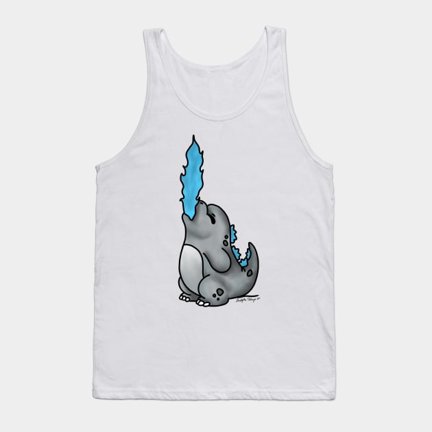 Godzilla Tank Top by Kitopher Designs